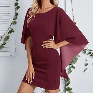 Cloak dress - used one time for a wedding